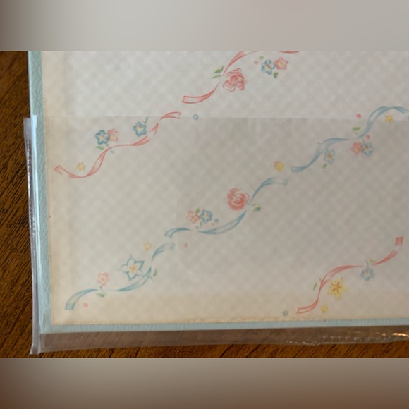 Vintage Baby Milestones book, scrapbook, light blue - Picture 11 of 14